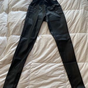Forever 21 faux leather leggings